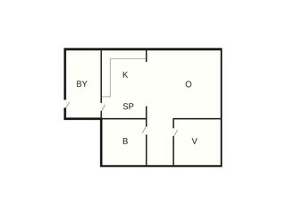 Appartement Arrild Grondplan 30