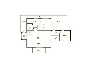 Vakantiehuis Esbjerg Grondplan 51