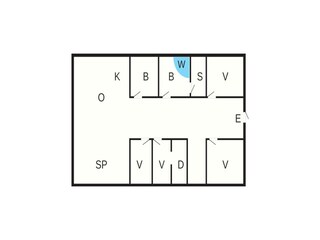 Vakantiehuis Løkken Grondplan 41