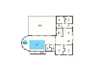 Ferienhaus Klegod Grundriss 51