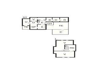 Casa per le vacanze Søndervig Pianta del piano 50