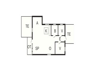 Vakantiehuis Kulhuse Grondplan 51