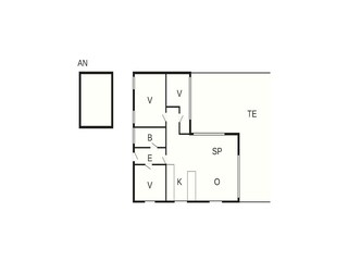 Vakantiehuis Enø Grondplan 32