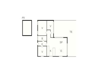 Vakantiehuis Enø Grondplan 41