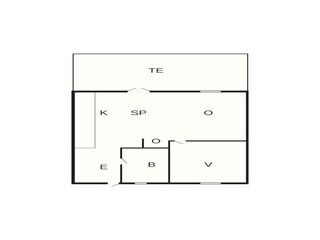 Appartement Skagen Grondplan 54