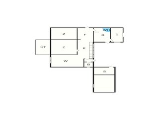 Vakantiehuis Fjellerup Strand Grondplan 84