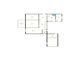 Maison de vacances Fjellerup Strand Plan d'étage 83