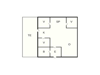 Casa per le vacanze Nørlev Strand Pianta del piano 38