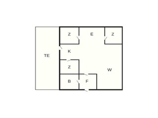 Vakantiehuis Nørlev Strand Grondplan 39