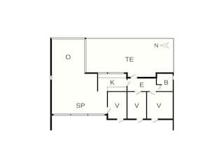 Maison de vacances Als Plan d'étage 53