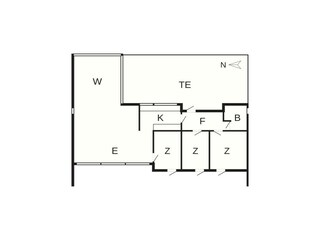 Casa de vacaciones Als Plano de planta 53
