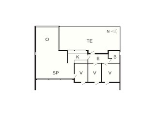 Casa de vacaciones Als Plano de planta 53