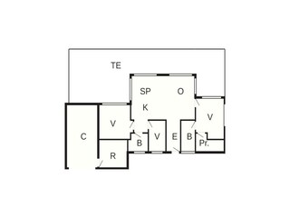 Maison de vacances Løkken Plan d'étage 42