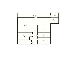 Vakantiehuis Aarhus Grondplan 2