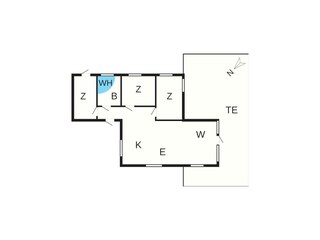 Ferienhaus Vestervig Grundriss 7