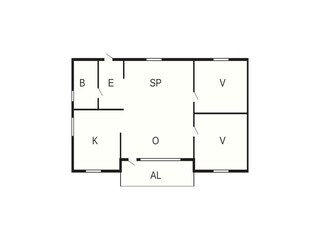 Vakantiehuis Dalshult Grondplan 29