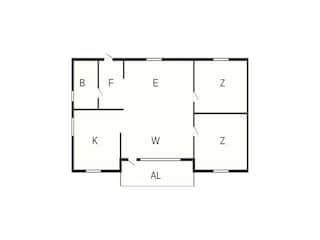 Vakantiehuis Dalshult Grondplan 28
