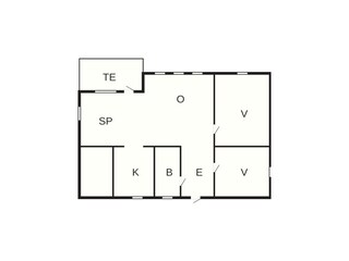 Vakantiehuis Heberg Grondplan 35