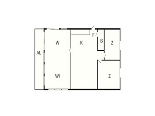 Vakantiehuis Järvsö Grondplan 5