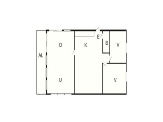 Vakantiehuis Järvsö Grondplan 6