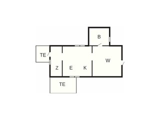 Vakantiehuis Lysekil Grondplan 25