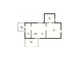 Vakantiehuis Lysekil Grondplan 26