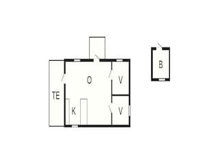 Vakantiehuis Klavreström Grondplan 26