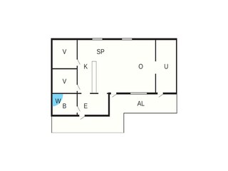 Vakantiehuis Mellerud Grondplan 24