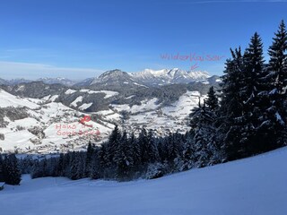 Blick von der Skipiste