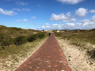 Fahrradwege duch die Dünen zum Strand