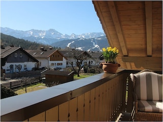 Blick vom Balkon