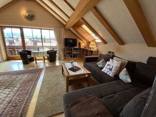 Blick in den Wohnbereich