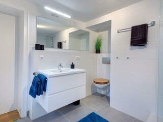 Badezimmer Ferienwohnung Waldgeflüster