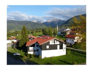 Panoramablick vom Balkon