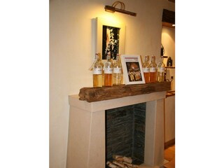 Kamin im Restaurant