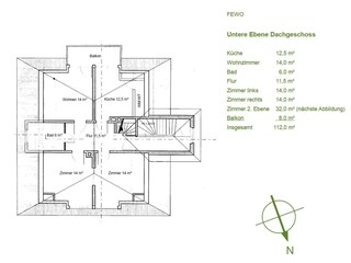 Appartamento per vacanze Arnstadt Pianta del piano 27