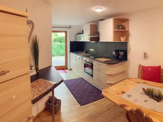 Küche mit Eckbank, Ferienwohnung Hompessen