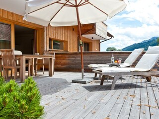 Chalet Smaragd - Dachterrasse