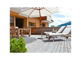 Chalet Smaragd Dachterrasse