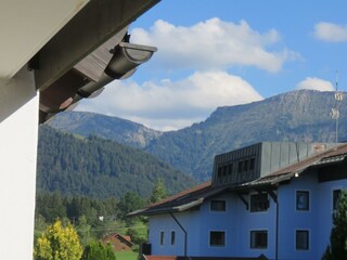 Balkon mit Blick zum Hochgrat