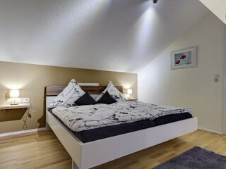 Schlafzimmer 3 mit Doppelbett im Séparée
