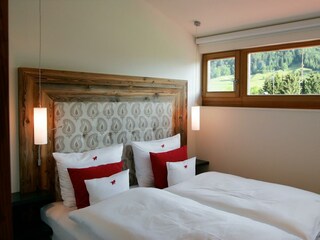 Gästezimmer >> Bergpanorama nach Norden