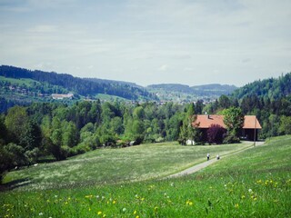 Blick nach Oberstaufen