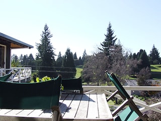 Aussicht vom Balkon