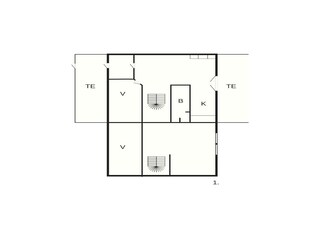 Casa de vacaciones Grenaa Plano de planta 2