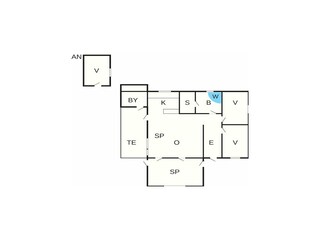 Vakantiehuis Ebeltoft Grondplan 30