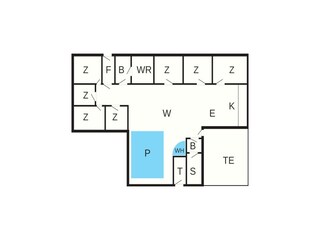 Vakantiehuis Harboøre Grondplan 28