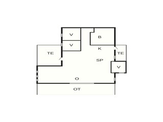Vakantiehuis Egernsund Grondplan 21