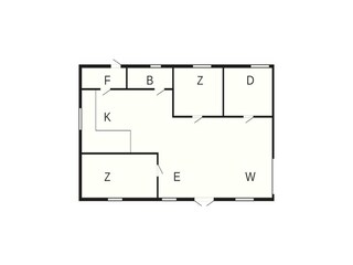 Vakantiehuis Ansager Grondplan 3