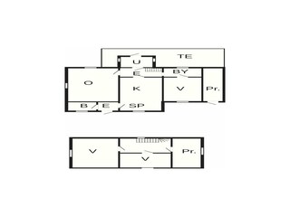 Vakantiehuis Ospeskogen Grondplan 52